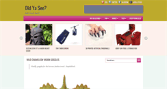 Desktop Screenshot of didyasee.com